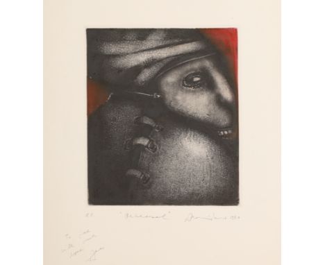 Ana Maria Pacheco,&nbsp;Brazilian b.1943-&nbsp;Rehearsal, 1990;&nbsp;etching printed in colours on wove,&nbsp;signed, dated, 