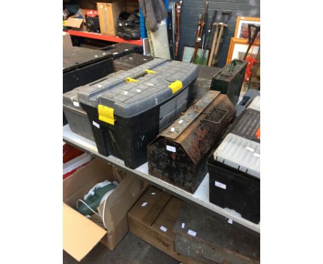 4 TOOL BOXES C/W TOOLS
