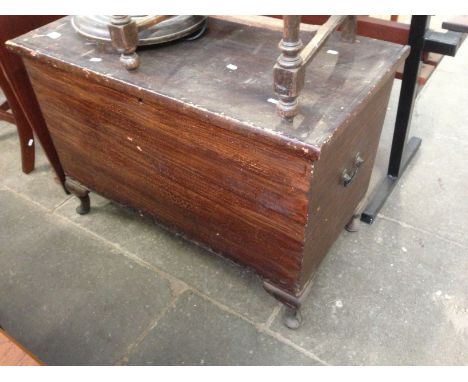 A WOODEN TRUNK