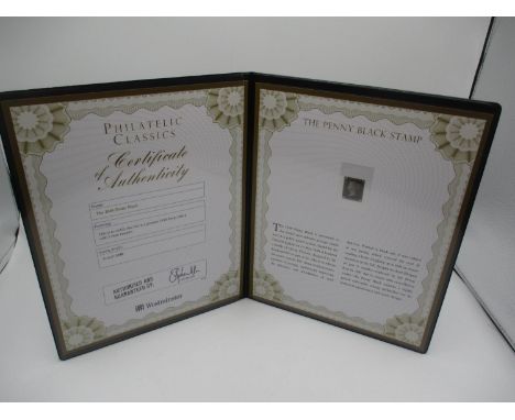 The 1840 Penny Black in Fitted Westminster Folder