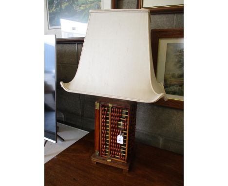 Abacus Design Table Lamp with Shade