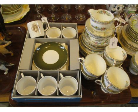 Foley Ming Rose 20 Piece Tea Set and Susie Cooper 12 Piece Coffee Set
