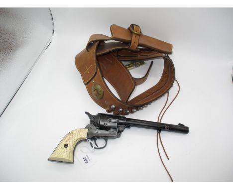 Replica Single Action Army .45 Revolver with Holster and Cartridge Belt