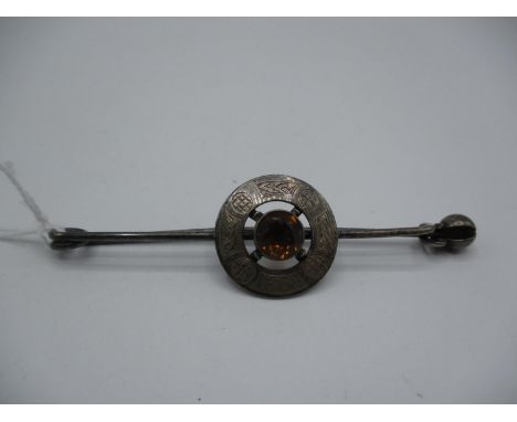 Kilt Pin Stamped W R Ballater