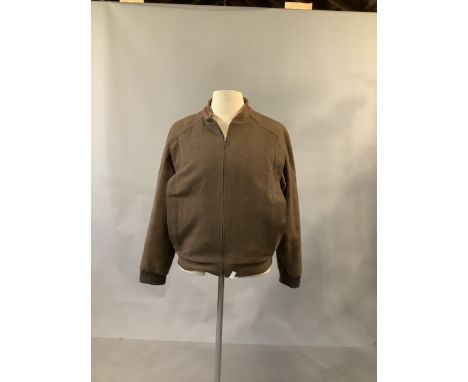Vintage Burberrys bomber jacket. Chest 50" regular. Speciality Loden wool with 20% Alpaca.