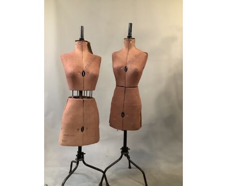 2 vintage adjustable dressmakers dummies