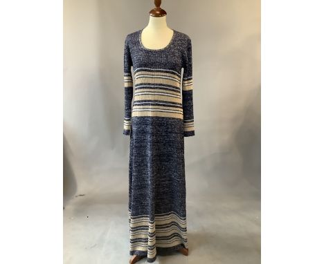 Vintage Jean Allen knitted lurex dress size 10/12 