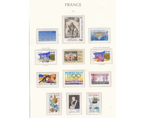 France 1992 - Expo 92' SG3063 u/m, Michel 2882 stamp day SG3064-3065 u/m set Michel 2889.6-2889.16 Olympic Games SG3066 u/m M