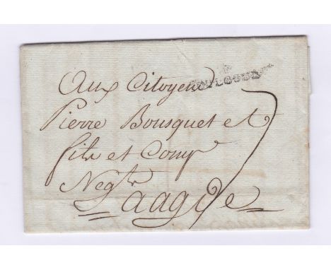 France - 1793 EL Toulouse/Agoe  M/S 7 rate.