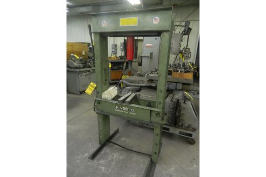 RAMCO 50-TON H-FRAME HYDRAULIC PRESS, MODEL RP50, S/N 04899
