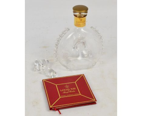 A boxed Louis XIII Rémy Martin Baccarat glass decanter, in original box, lacking contents.
