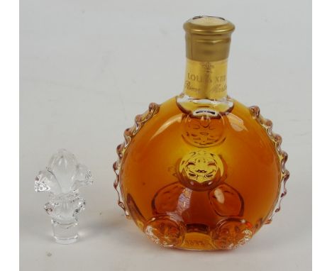 A Rémy Martin Louis XIII Cognac in Baccarat crystal decanter, fully marked to base, number D9932 with certificate of authenti