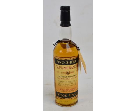Glenmorangie, a single bottle of Fino Sherry Wood Finish Single Highland Malt Scotch Whisky.