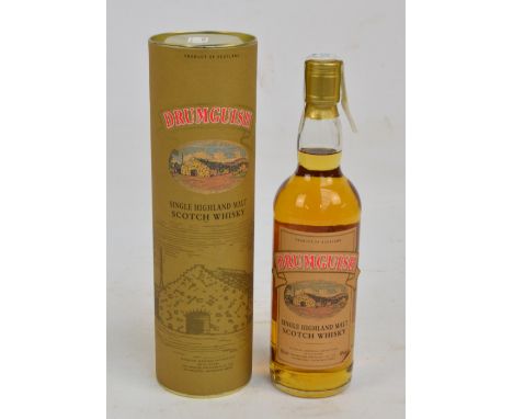 Drumguish, a single bottle of Malt Scotch Whisky, boxed.
