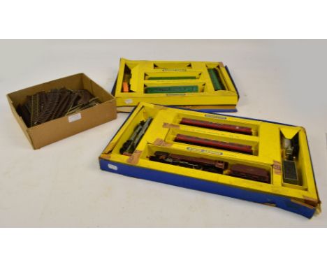A boxed Hornby Dublo train set "2022 The Caledonian Passenger Train", with rolling stock and a further "2007 0-6-0 Tank Passe