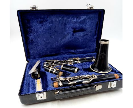 A Cased Buffet Crampon & Co. clarinet.