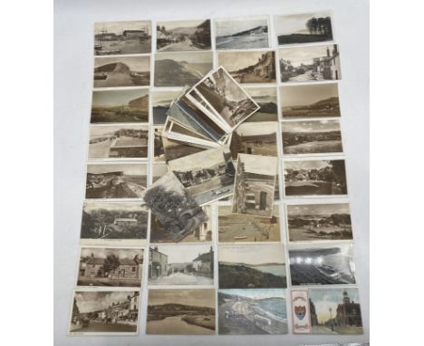 A collection of vintage Dorset postcards, mainly Bridport, Lyme Regis, Charmouth and West Bay