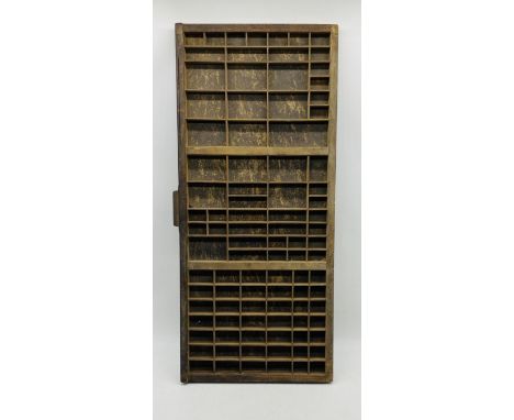 A vintage printers tray