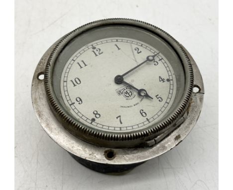 A vintage Smiths car clock "Cricklewood Works London"
