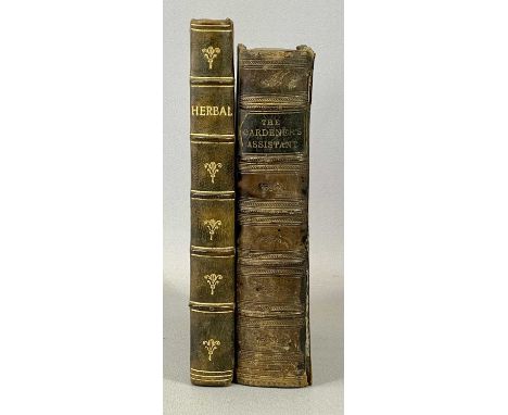 ANTIQUARIAN BOOKS - Two vintage Flora books - 'The Gardener's Assistant' by Robert Thompson 1859, and Nicholas Culpeper 'Culp
