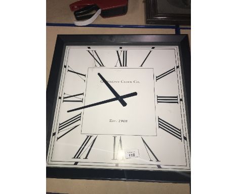 GLENMONT CLOCK CONTAINING MODERN WALL CLOCK
