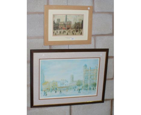 " Coming home from the mill " print after L S Lowry and a second limited edition print after Liz Tyler. (2)