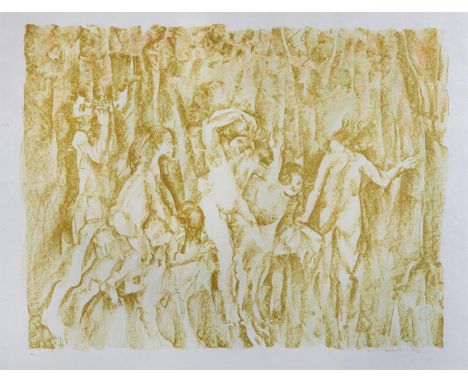 Louis le Brocquy (1916 - 2012)Children in a wood ILithographic print on handmade Japanese paper, 57 x 77cm (22½ x 30½")Editio