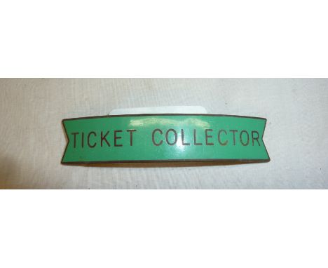 Enamel British Railway Southern Region small fishtail ticket collector cap badge by J. R. Gaunt London 