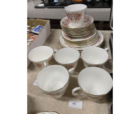 A vintage Coclough bone china tea service. 22 pieces. Shipping unavailable 