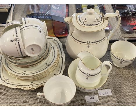 A Paragon fine bone china tea service 22 pieces, shipping unavailable 