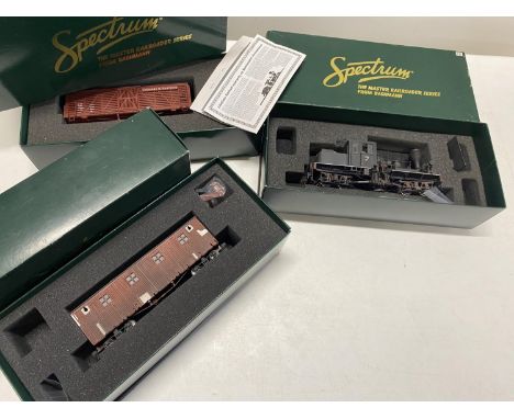 Three boxed Spectrum OO gauge railway models by Bachmann. 