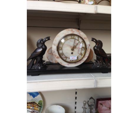 ART DECO CLOCK SET       D4