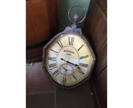 REPRO ANTIQUES 1870 WALL CLOCK