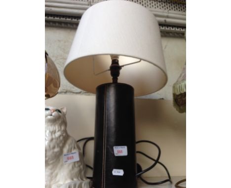 LEATHER TABLE LAMP      D5