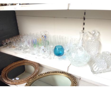 SHELF OF GLASSWARE           N3