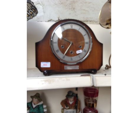 WESTMINSTER CHIME MANTEL CLOCK    N5