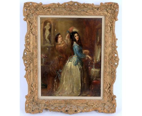 
	
		19th century English School
		The feather plumage
		Oil on mahogany panel
		Apparently unsigned
		21.5 x 16cm (8¼ x 6¼ i