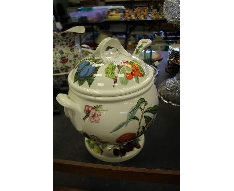 Large Portmerion soup tureen and ladle