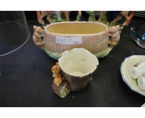 Sylvac and Hornsea plant pots