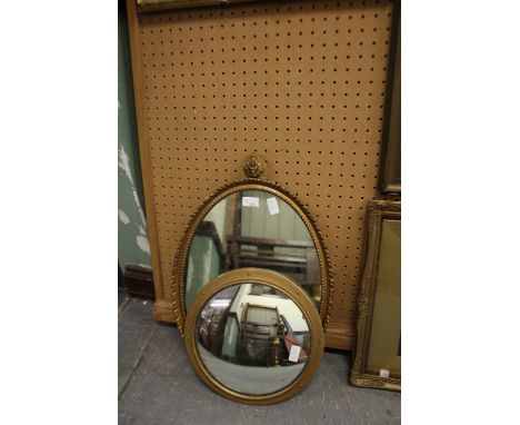 2 vintage gilt mirrors