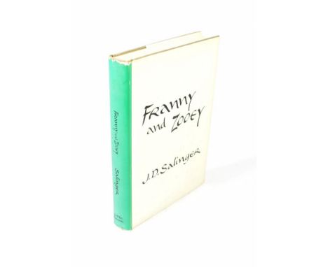 Salinger, J.D. Franny and Zooey. Boston: Little, Brown and Company, 1961. 8vo, org. cloth in unclipped dj ($4.00). First edit