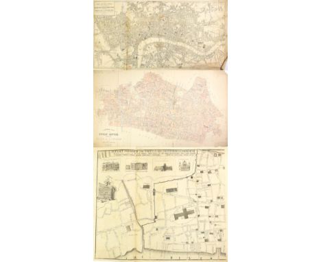 London A collection of c. 40 plans and maps of the Cities of London and Westminster and their environs, especially Southwark.