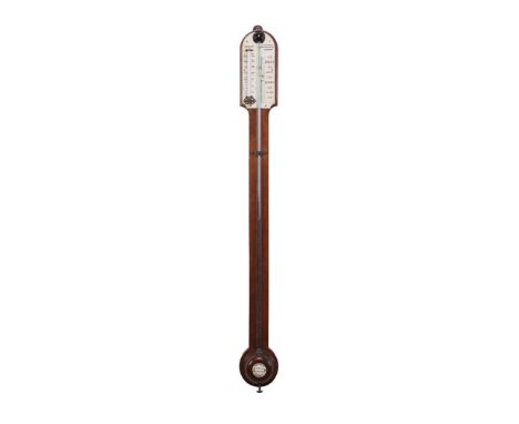 English stick barometer, Bennet London, 93 cm high