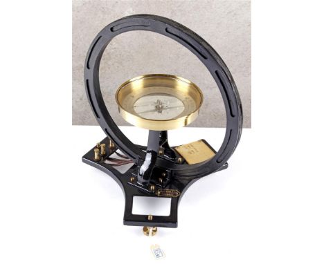 Galvanometer. Measuring direct current. Tangents Bussole Galvanometer for school applications, according to Hahn, 35 cm high