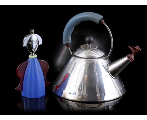 Alessi Anna G. table lighter, design Alessandro Mendini (1931-2019) made by Alessi, 18.5 cm high and Alessi stainless steel 4