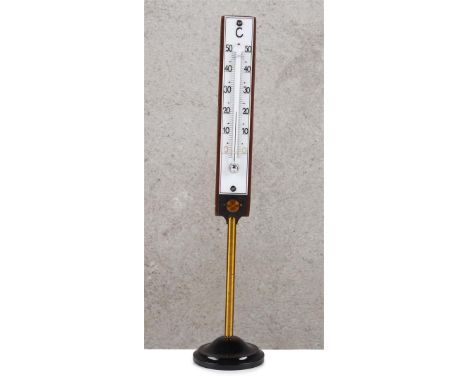 Room thermometer. To Anders Celsius 1701-1744, Normal Thermometer Mercury thermometer from 0° to 50° Celsius, 32 cm high
