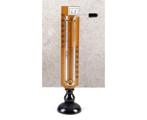 Barometer. Baro-vacuum gauge to be placed under a bell jar, 21 cm high