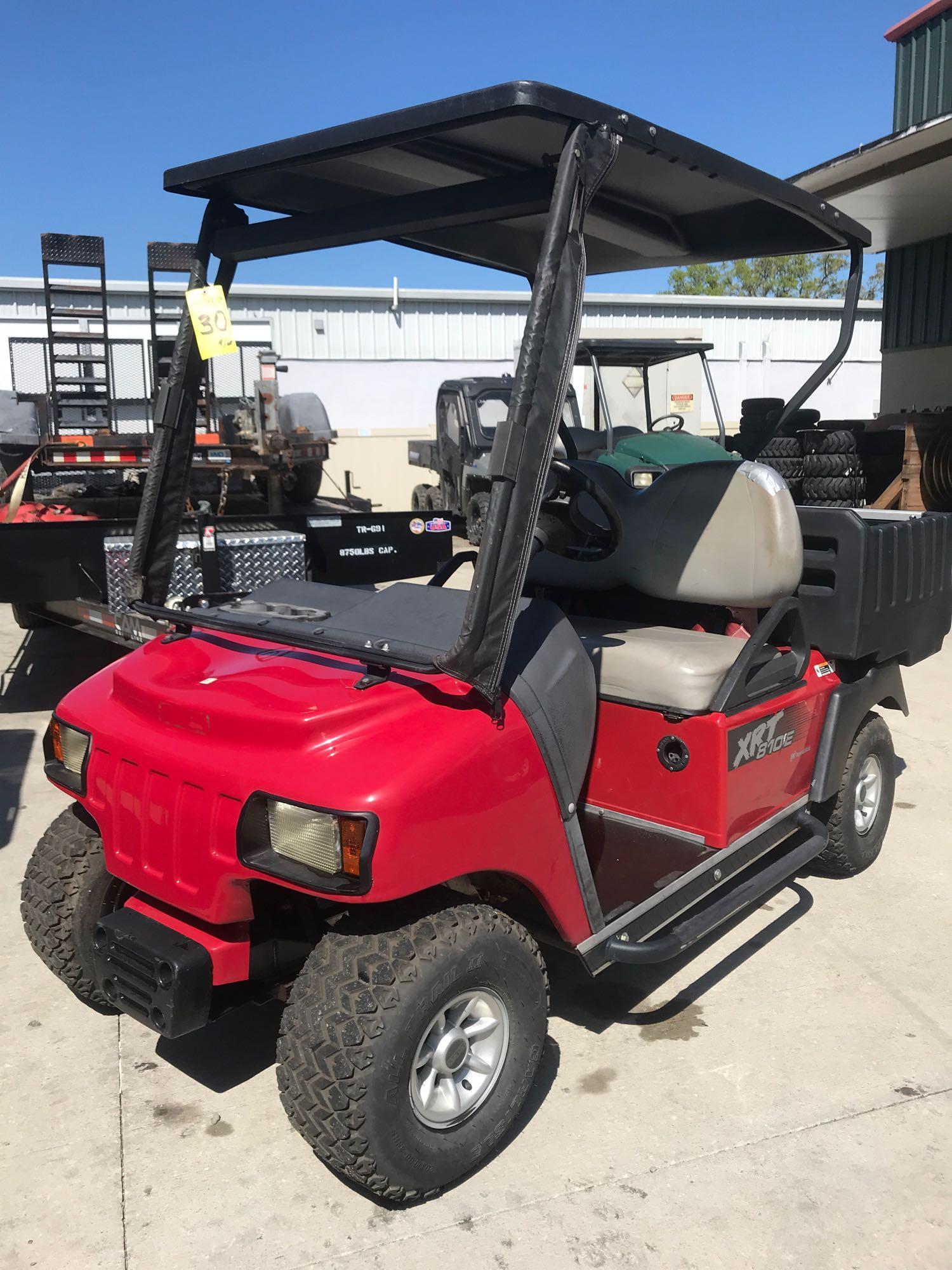 INGERSOLL RAND/CLUB CAR XRT 810E ELECTRIC UTV, RUNS & DRIVES