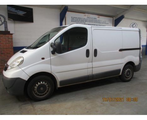 Make &amp; Model: Vauxhall Vivaro 2700 CDTiDate of Reg: VK07 BKGColour: Whitecc: 1995MoT: 27-05-2022Fuel Type: DIESELMileage: