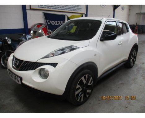 Make &amp; Model: Nissan Juke N-TecDate of Reg: KS13 UFGColour: Whitecc: 1598MoT: 01-12-2021Fuel Type: PETROLMileage: 45kTran